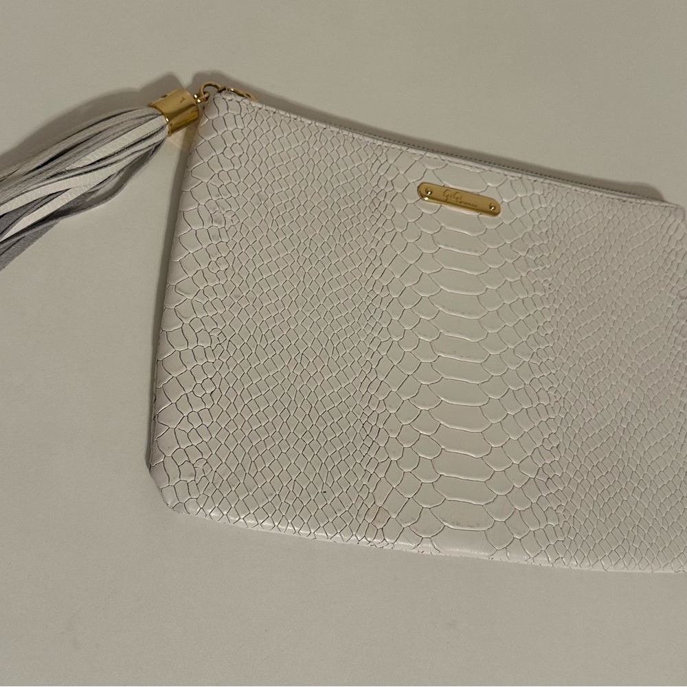 Gigi New York All-In-One Python-Embossed Leather … - image 3